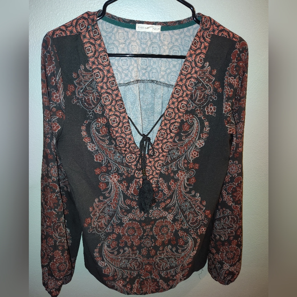 Coco+Jaimeson Boho Top Size M